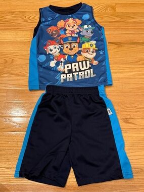 Nickelodeon Navy and Bright Blue Boys Tank & Shorts